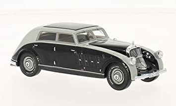 【在庫僅少】 Stromlinie DS8 Zeppelin Maybach Spohn, 1932 , grey/black ミニカー